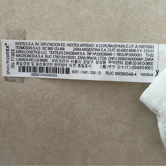 Zara white red floral print wrap top 37417 - Picture 6 of 9